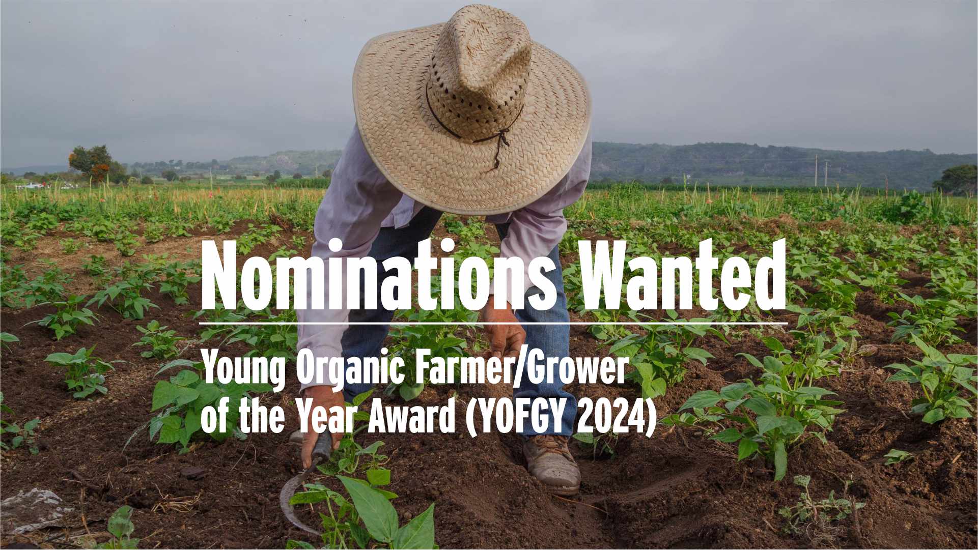 Nominate the Young Organic Farmer/Grower Of The Year 2024