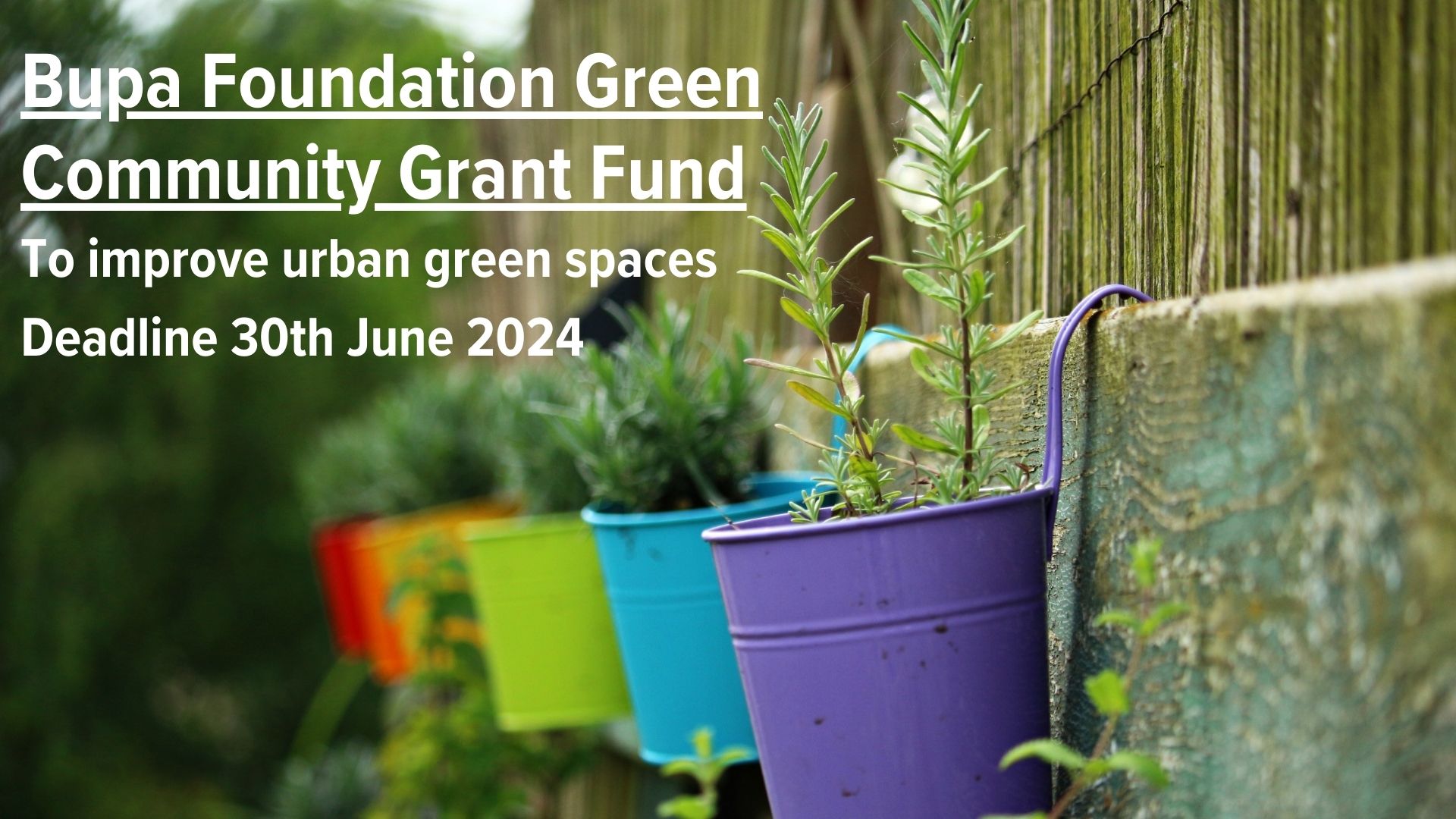 New funding available – Green Community Grants