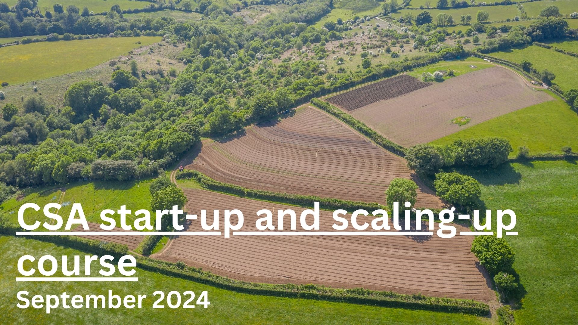 CSA start-up and scaling-up course September 2024